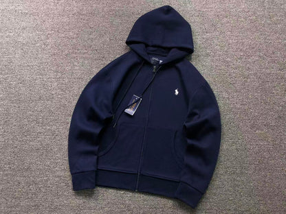 Felpa con cappuccio e zip basic Ralph Lauren