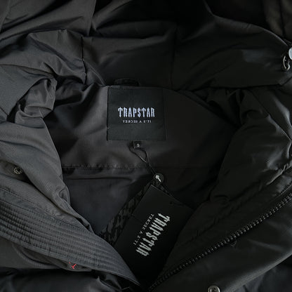 Trapstar Decoded Hooded Puffer Jacket 2.0 Nero / Infrarossi