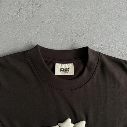 T-shirt Amour Cœur Brisée - Mocha