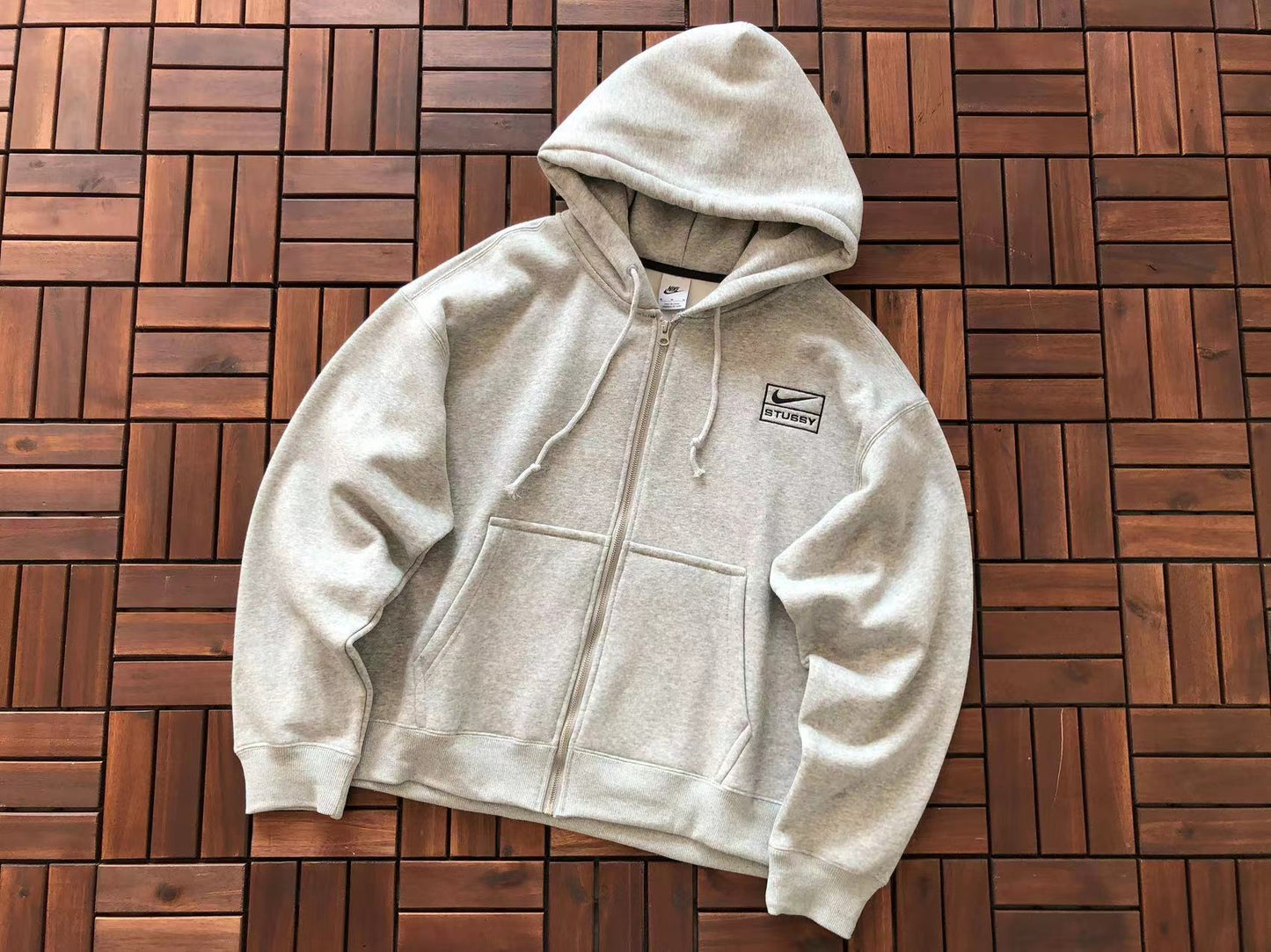 Sweat à capuche zippé Nike x Stussy