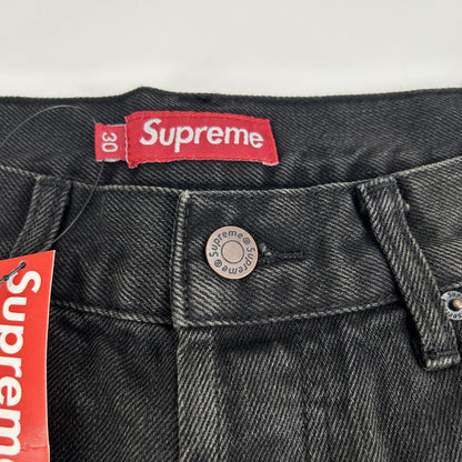 Supreme Jean Baggy Coupe Ample Délavé Selvedge