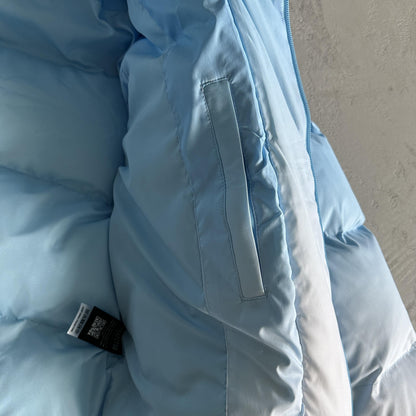 Trapstar Decoded 2.0 Giacca Puffer con Cappuccio Azzurro