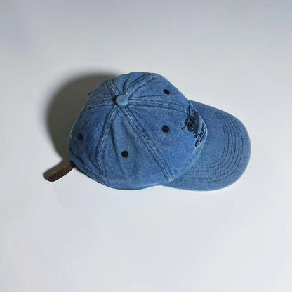 CASQUETTE EN JEAN DÉLAVÉ BUR x SUPREME