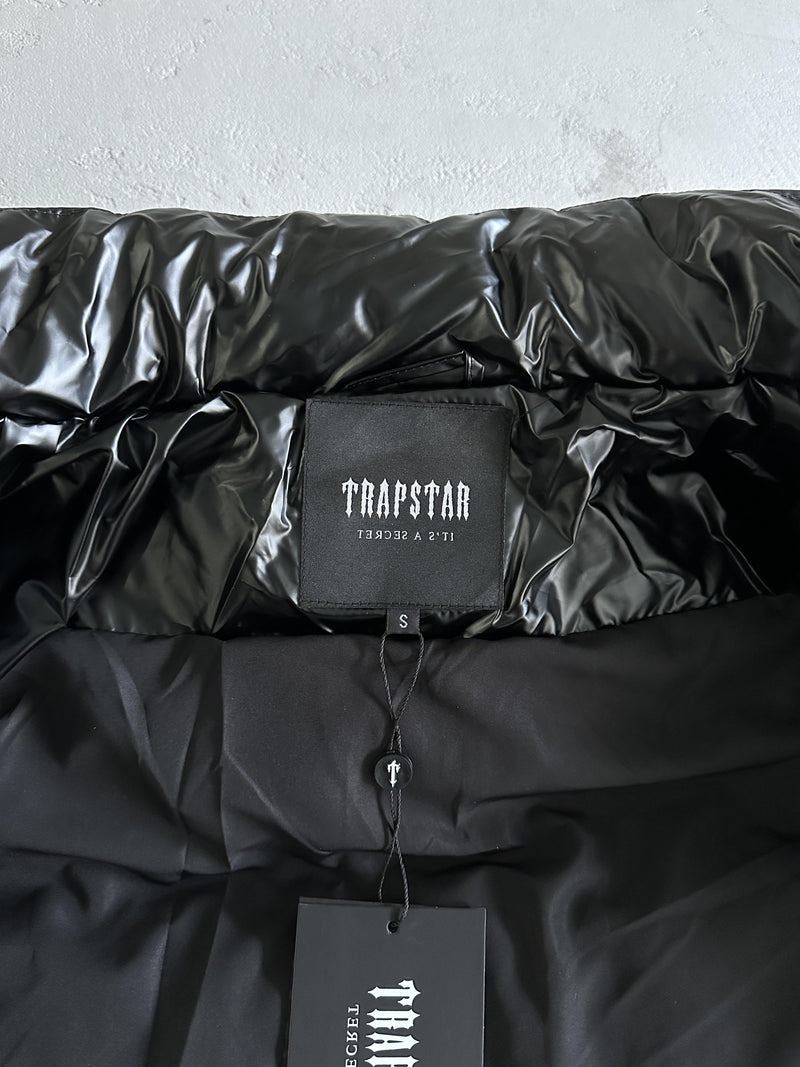 Trapstar Irongate Embossed Puffer Jacket Black