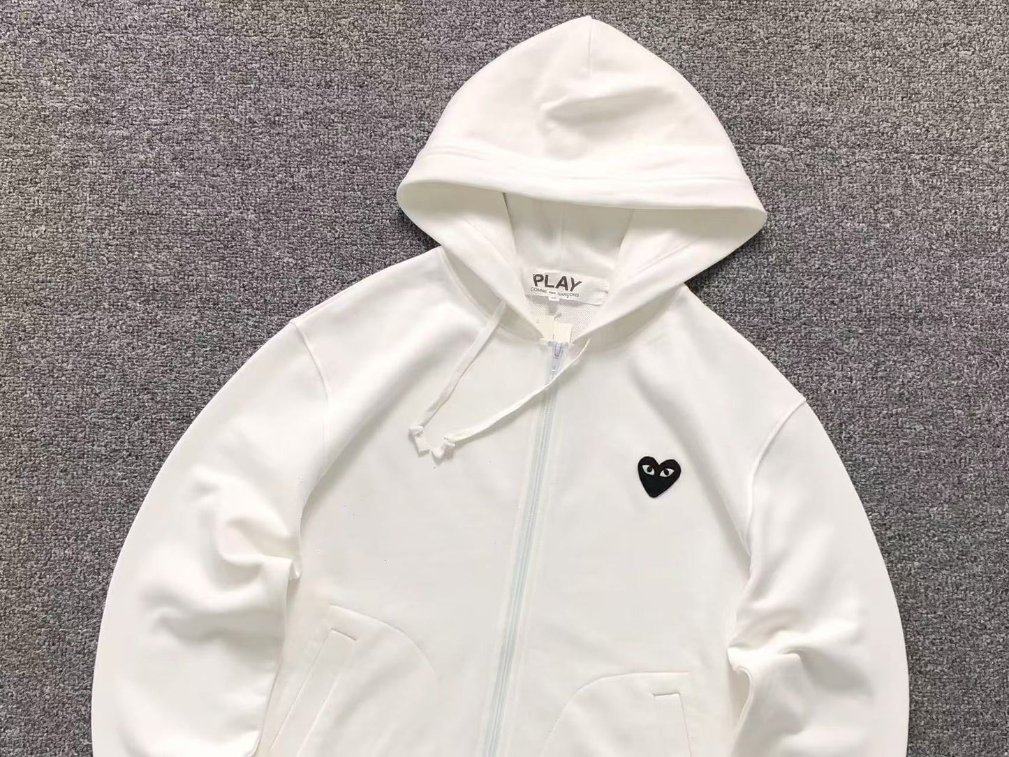 Sweat à capuche zippé Comme des Garçons