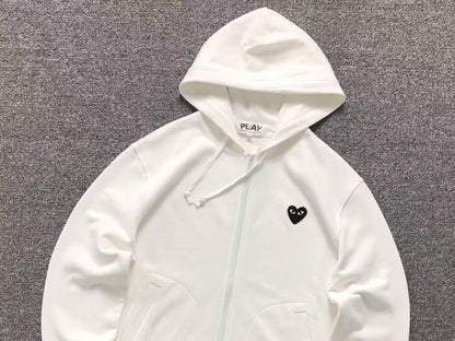 Sweat à capuche zippé Comme des Garçons