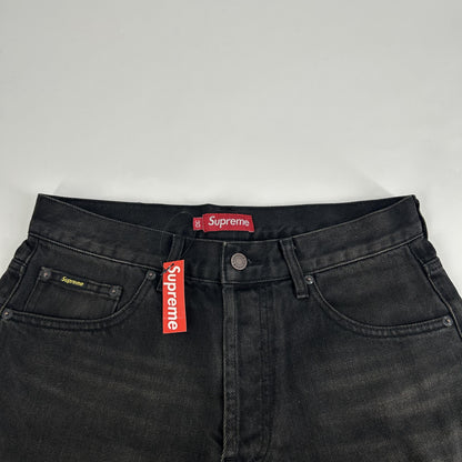Supreme Jean Baggy Coupe Ample Délavé Selvedge