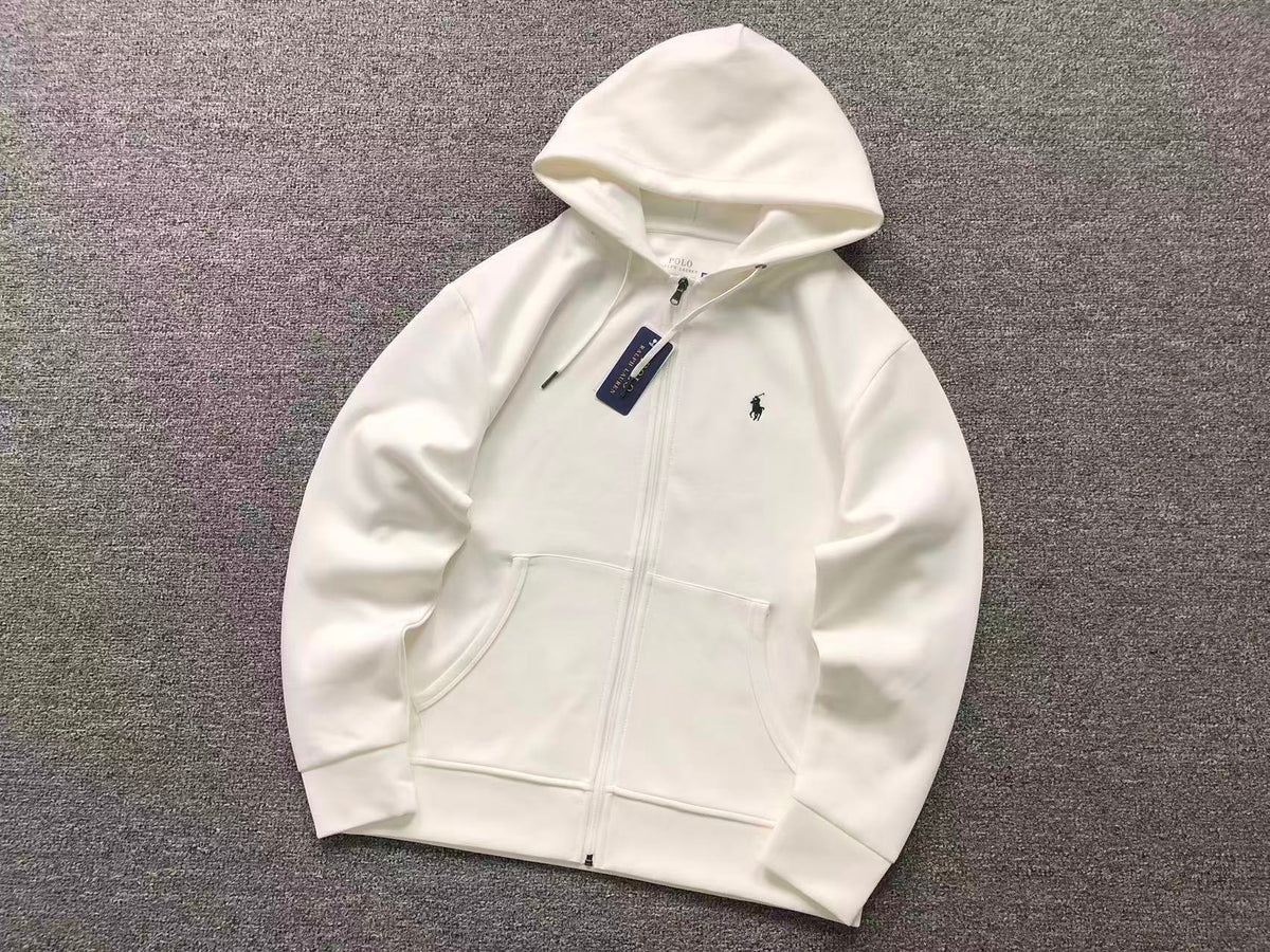 Felpa con cappuccio e zip basic Ralph Lauren