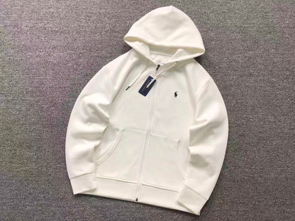 Felpa con cappuccio e zip basic Ralph Lauren