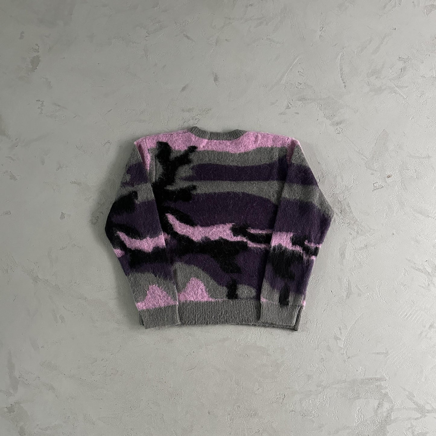 Corteiz Pull Mohair Camouflage violet