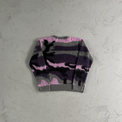 Corteiz Pull Mohair Camouflage violet