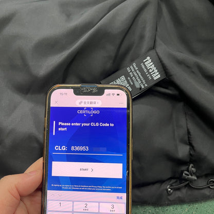 Chaqueta de plumón con capucha Decoded 2.0 de Trapstar