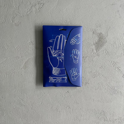 Gants en cuir noirs Corteiz