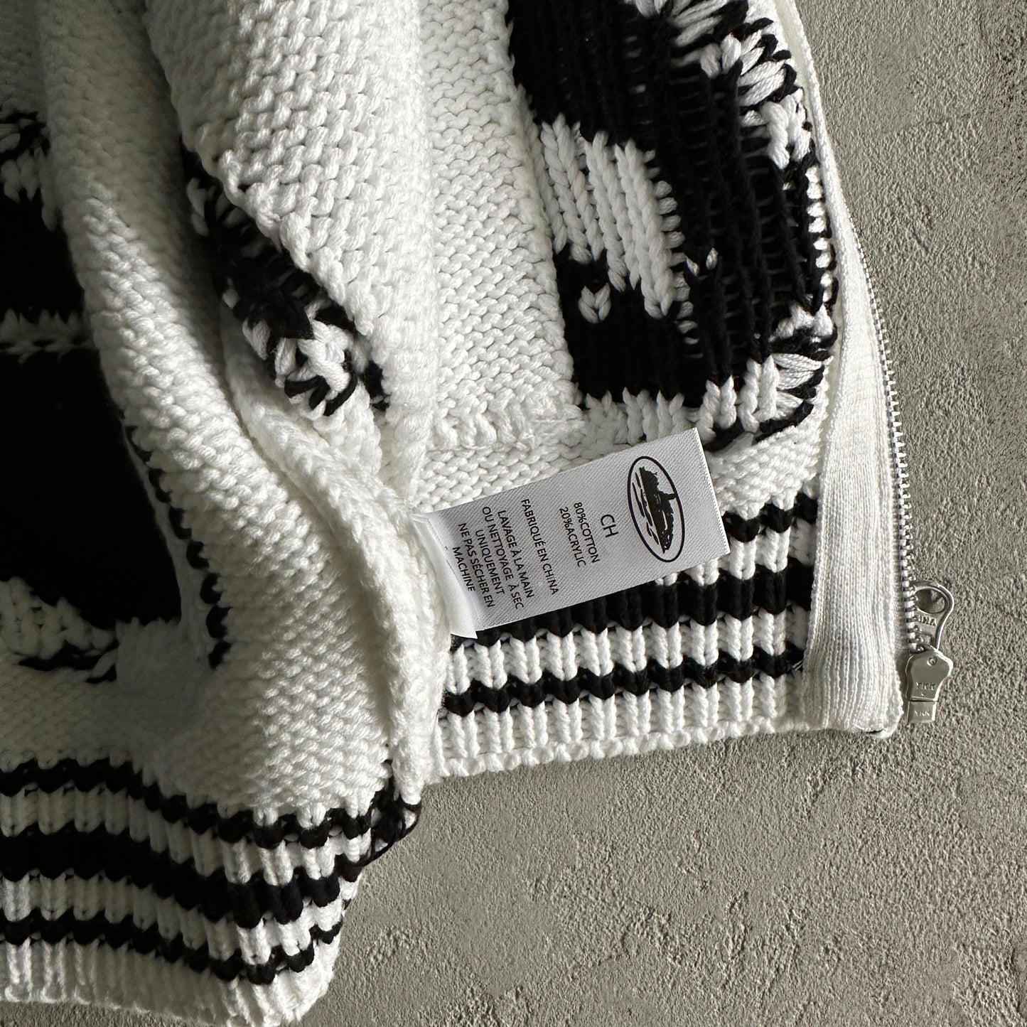 Pull Jacquard en Maille Corteiz