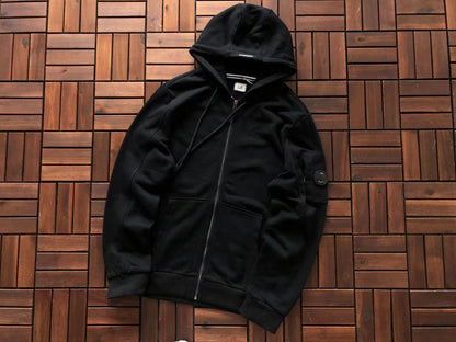 Sweat à capuche zippé C.P. Company