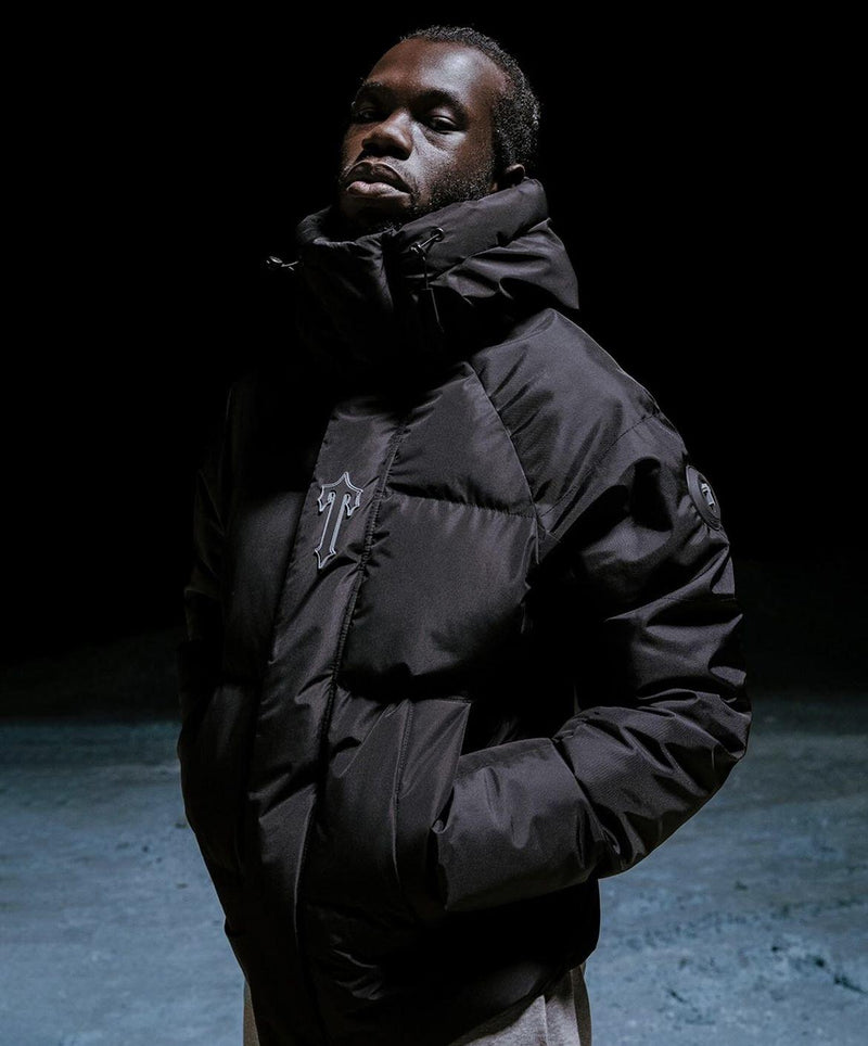 Trapstar Decoded Arch Puffer Jacket Black