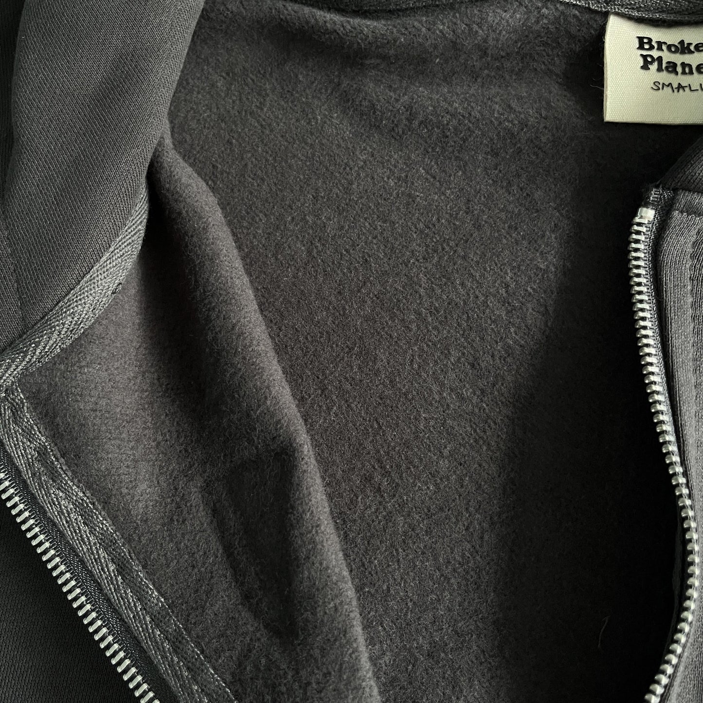 Sweat à capuche zippé double Broken P