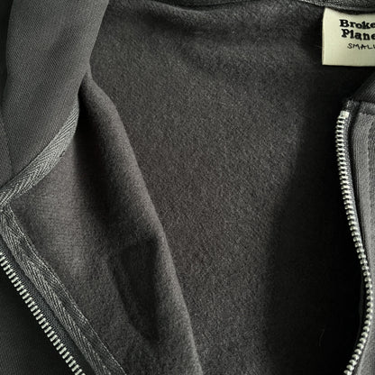 Sweat à capuche zippé double Broken P