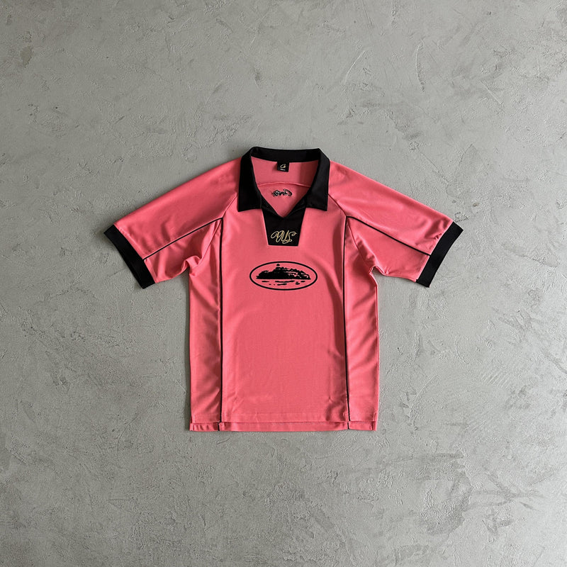 Corteiz Talismo Football Jersey -Pink