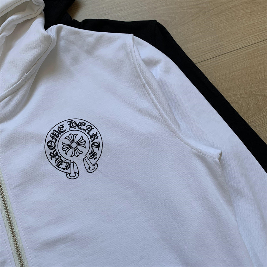 Sweat à capuche zippé Chrome Hearts
