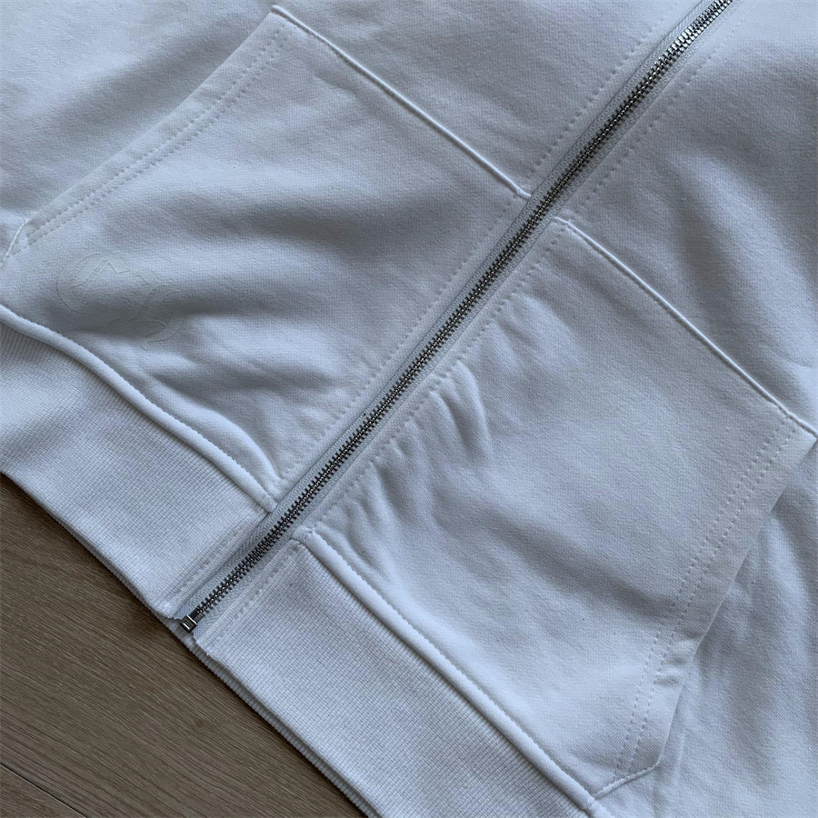 Sweat à capuche zippé Chrome Hearts