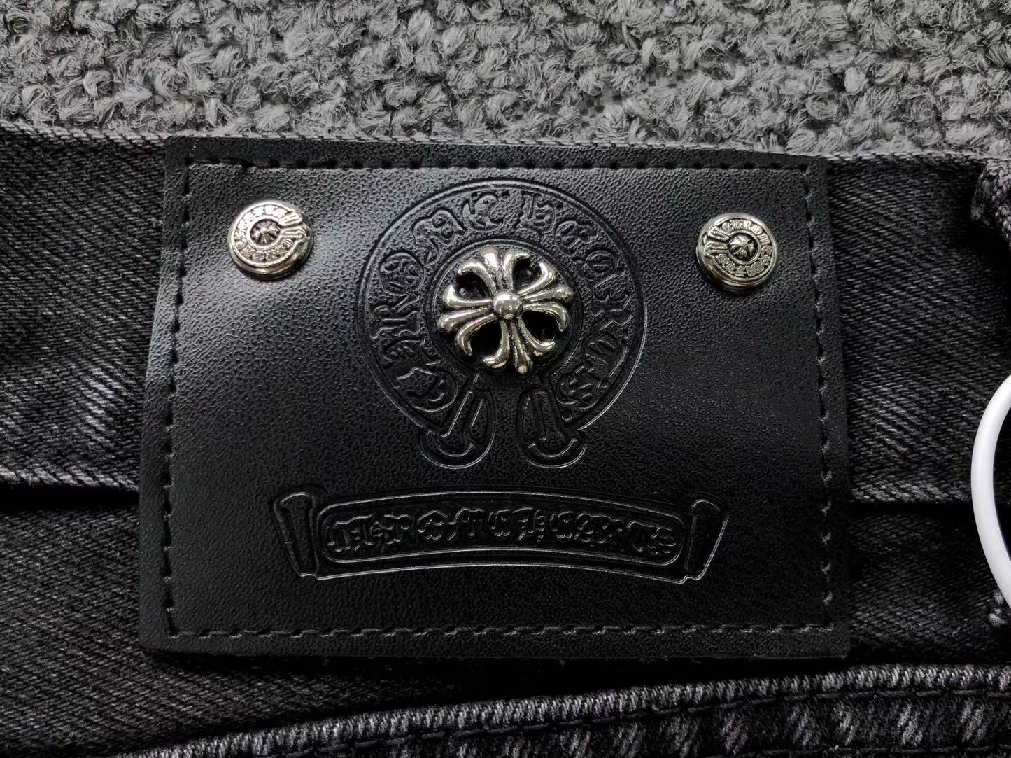 Shorts en jean Chrome Hearts
