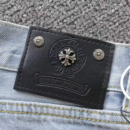 Short en jean Chrome Hearts