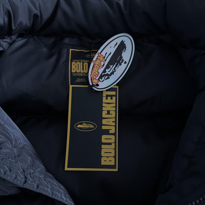 Veste Bolo Côtelé Noir Foncé