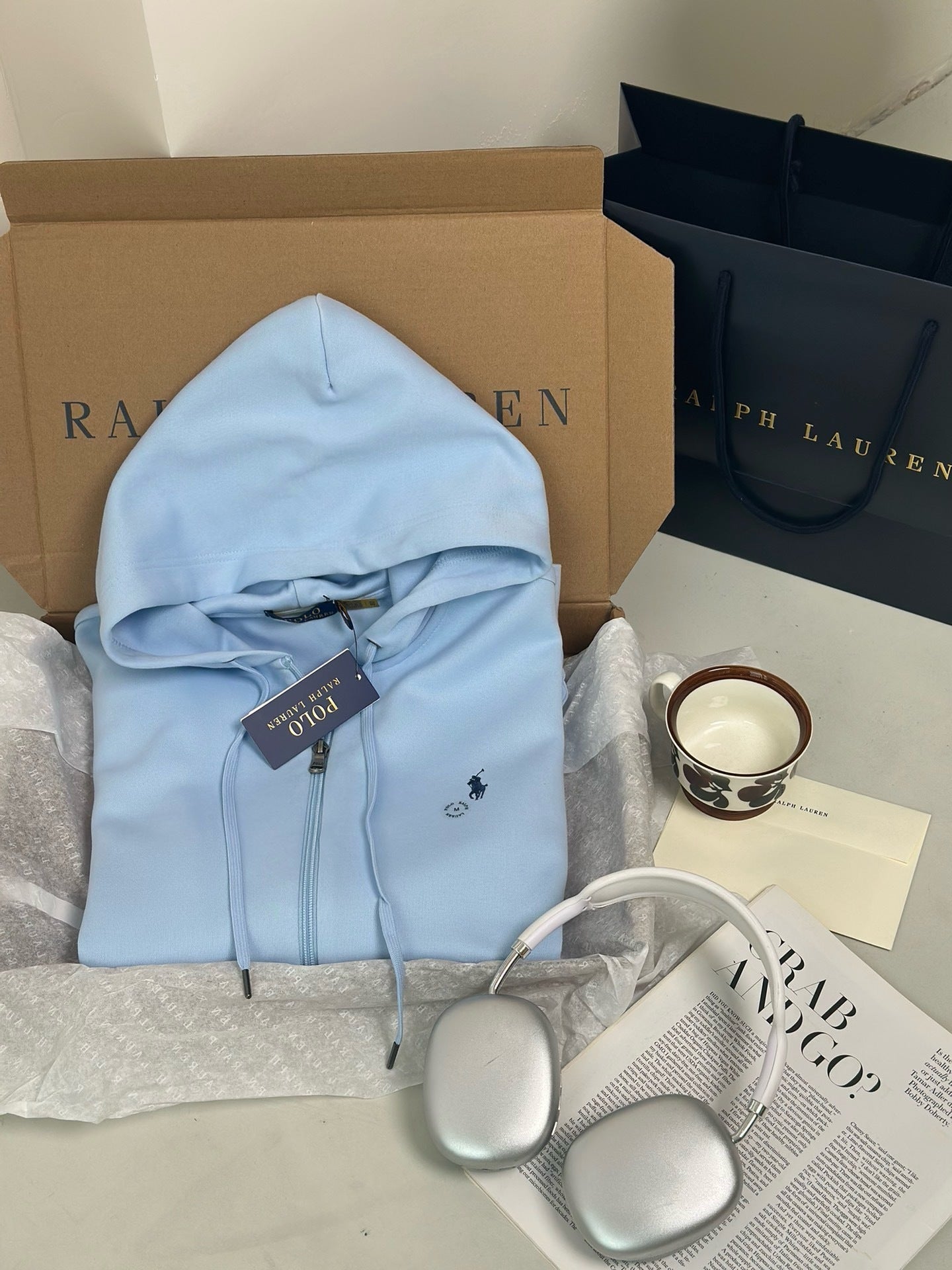 Sweat à capuche zippé Ralph Lauren