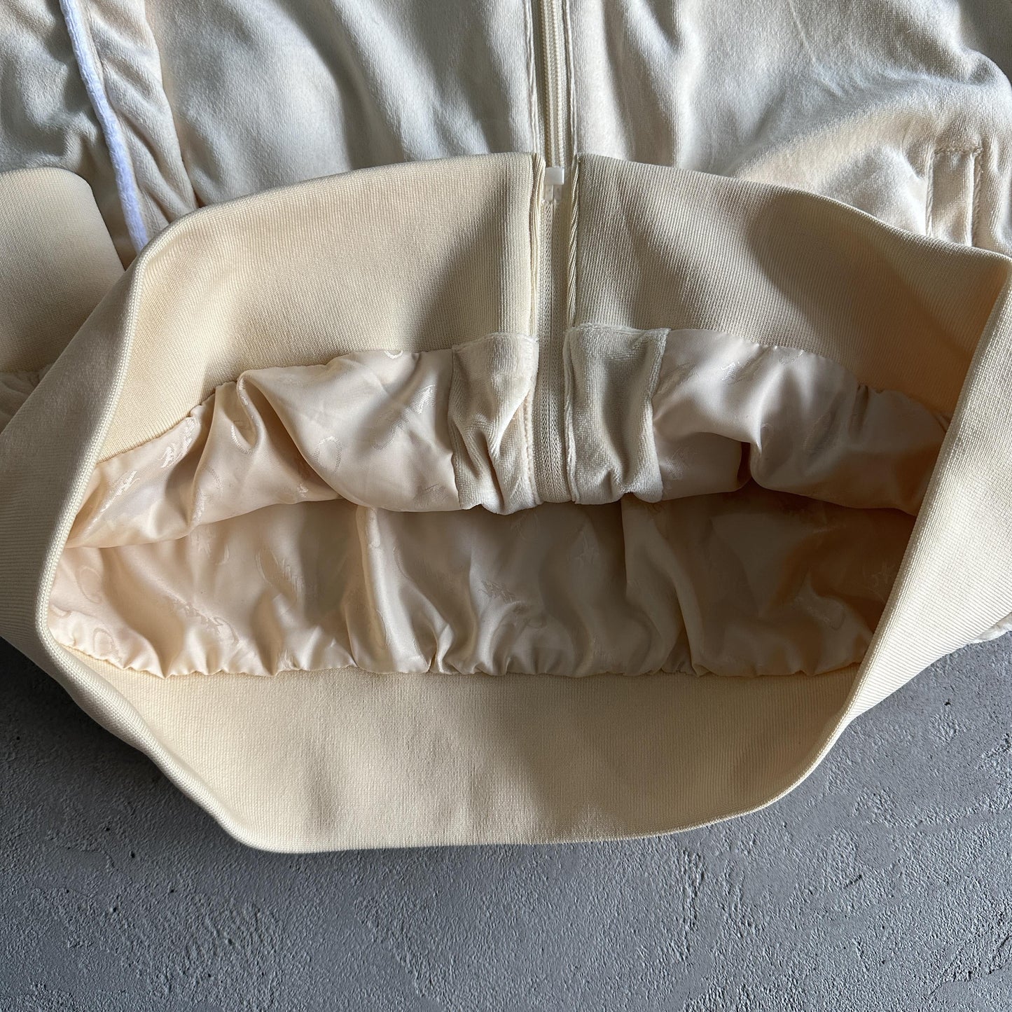 Veste en Velours Corteiz Crème