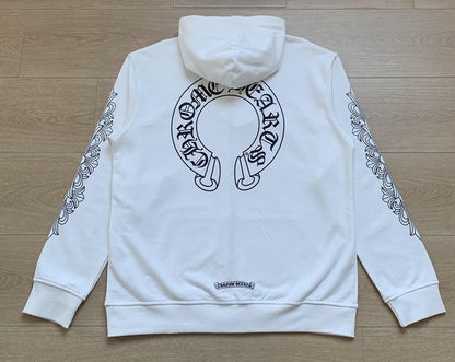 Sweat à capuche zippé Chrome Hearts