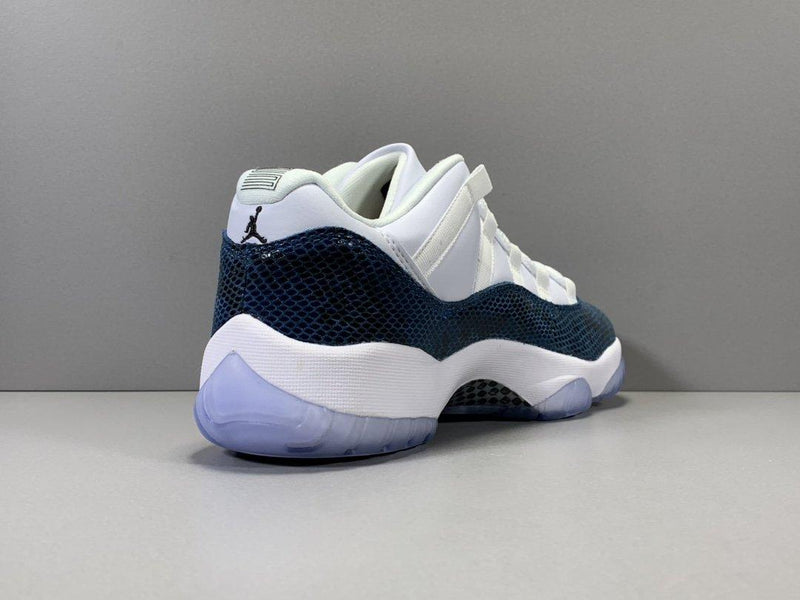 Jordan 11 Low "Navy Snakeskin"