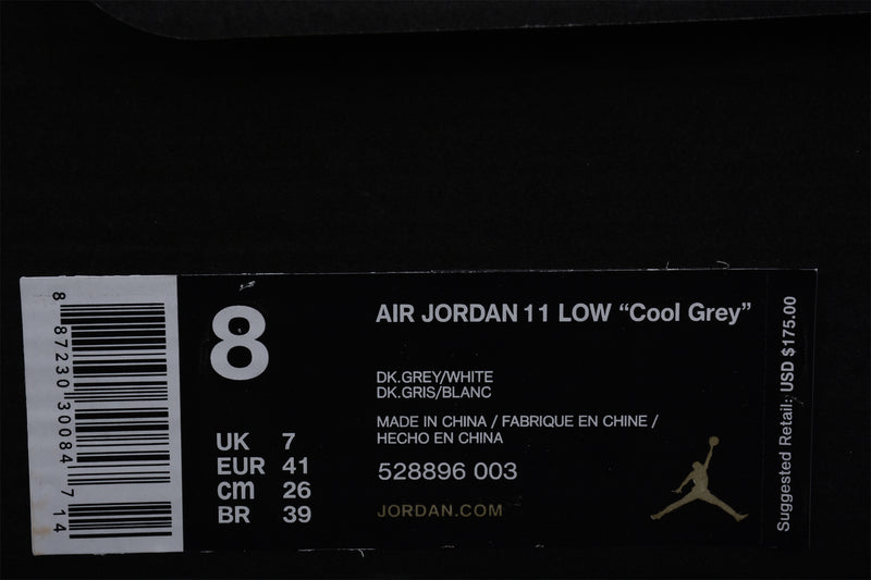 Air Jordan 11 Low "Cool Grey"