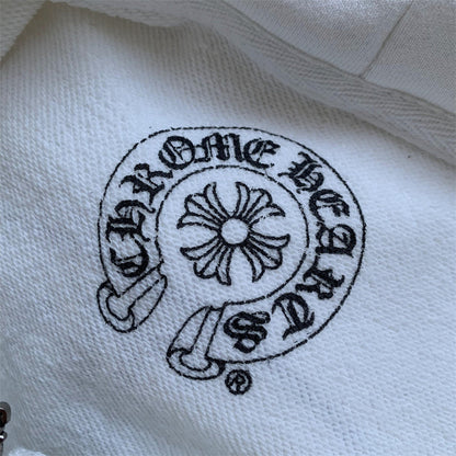 Sweat à capuche zippé Chrome Hearts
