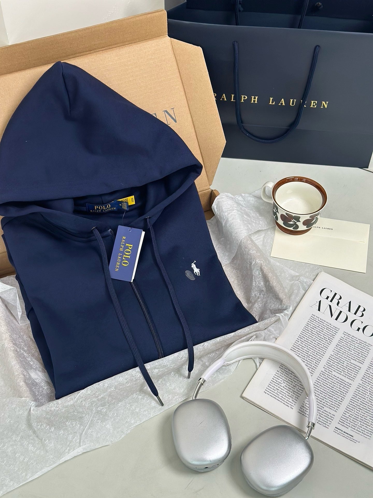 Sweat à capuche zippé Ralph Lauren