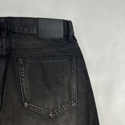 Supreme Jean Baggy Coupe Ample Délavé Selvedge