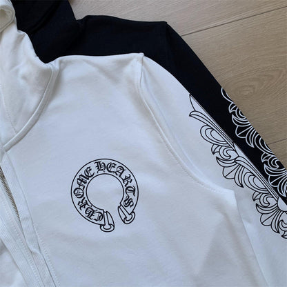 Sweat à capuche zippé Chrome Hearts
