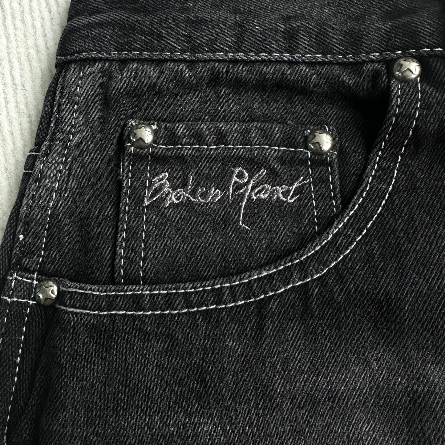 Short en jean Broken P