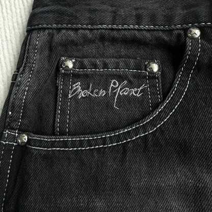 Short en jean Broken P