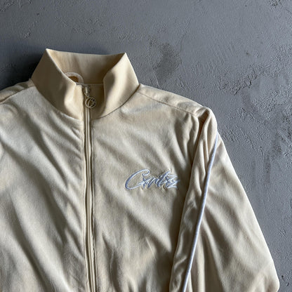 Veste en Velours Corteiz Crème