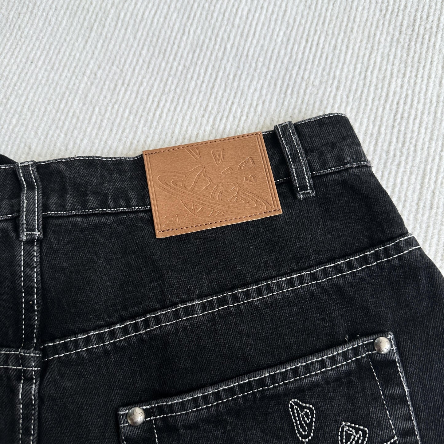 Short en jean Broken P