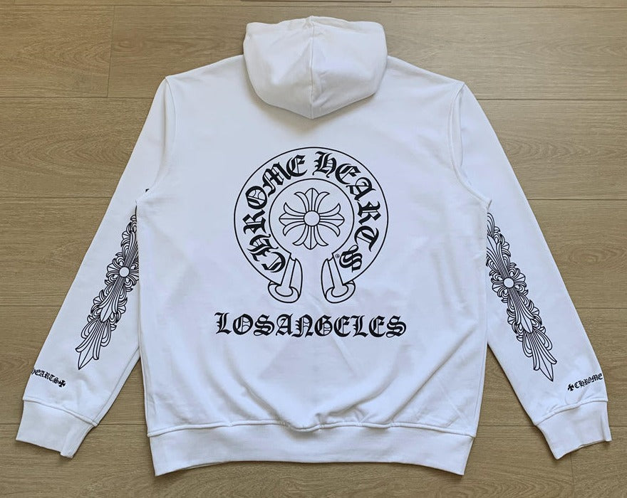 Sweat à capuche zippé Chrome Hearts