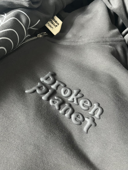 Sweat à capuche zippé Broken P Spider