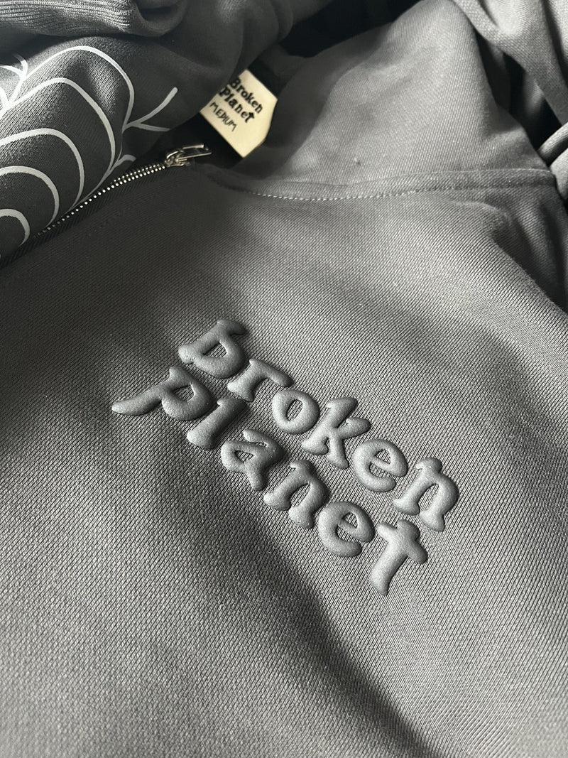 Broken Planet Spider Zip Up Hoodie