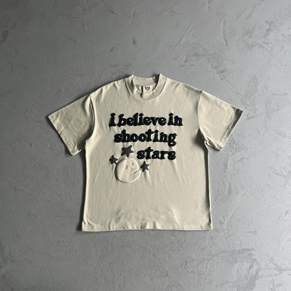 T-shirt cassé « I Believe In Shooting Stars »