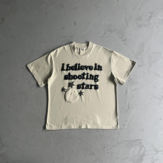 T-shirt cassé « I Believe In Shooting Stars »