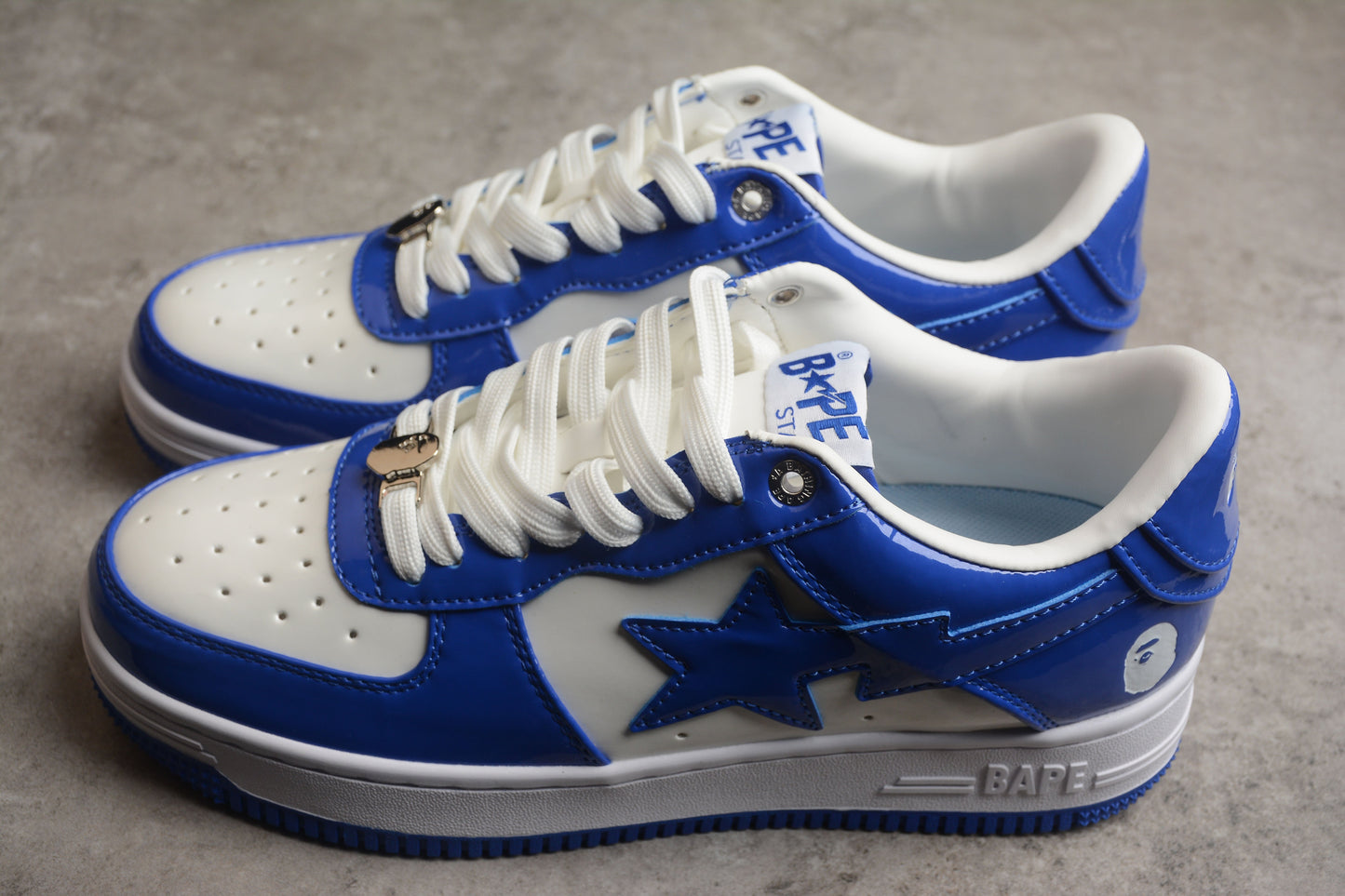 Bape Sta Kentucky en cuir verni