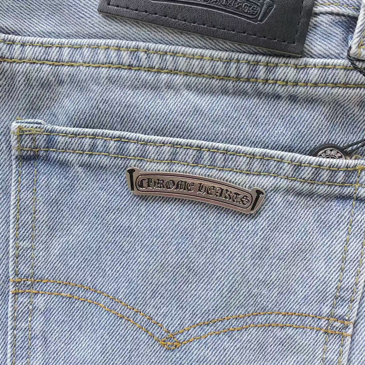 Short en jean Chrome Hearts