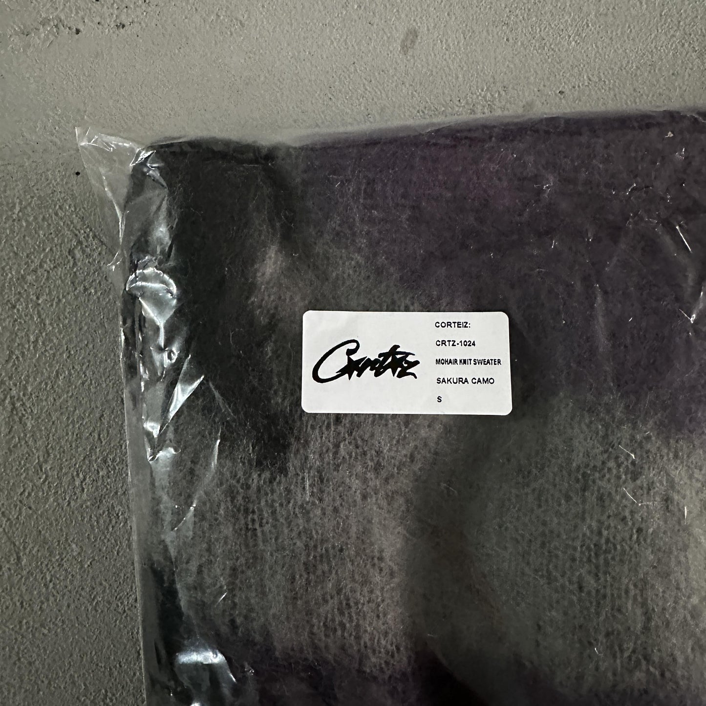 Corteiz Pull Mohair Camouflage violet