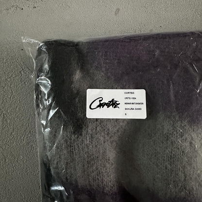 Corteiz Pull Mohair Camouflage violet